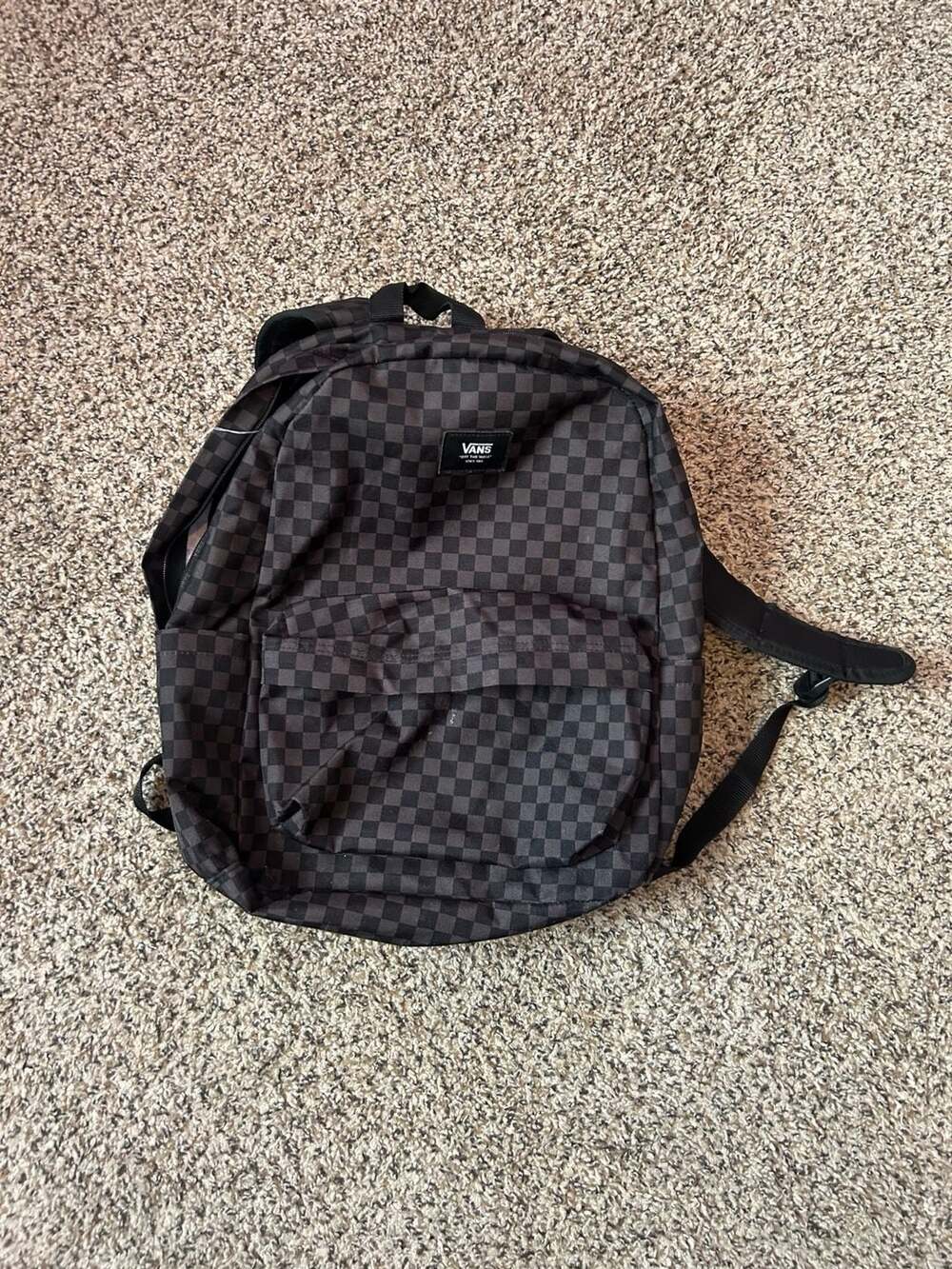 Vans Old Skool Checkerboard Backpack Black / Charcoal Grey